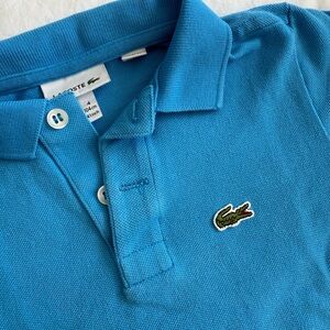 Lacoste Kids Polo in Bright Blue